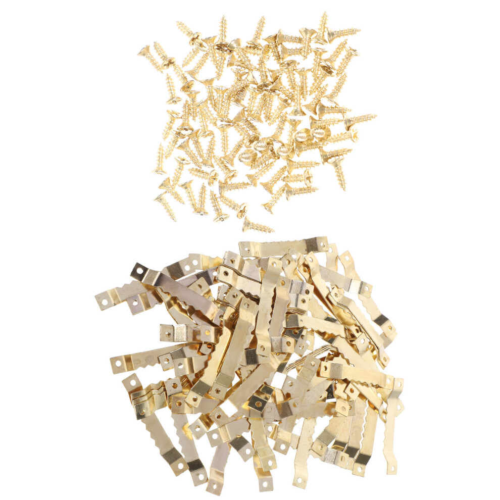 400 Pcs Serrated Picture Hanger Frame Hook 3183369911563