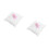 2pcs 20*20cm Wedding Ring Pillow Pearl Flower Decor 9