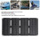Camping Solar Panel 80W Foldable Monocrystalline 12V/5V with Dual USB Outputs 4