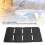 Camping Solar Panel 80W Foldable Monocrystalline 12V/5V with Dual USB Outputs 5
