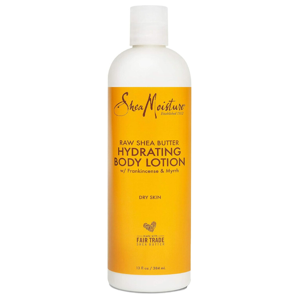 SheaMoisture Raw Shea Butter Hydrating Body Lotion 384ml | Relief Dry Skin Face & Hand Moisturizer Skin Care