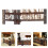 5pcs Mini Bamboo Fence Picket Decorative Handcrafted 11