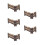 5pcs Mini Bamboo Fence Picket Decorative Handcrafted 4