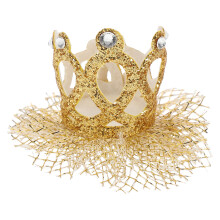 6 Pcs Crown Hair Clip Lace Headdress Hairpin Accessory