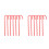 12 Pcs Candy Cane Lawn Stakes Christmas Tree Decor 6