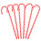 12 Pcs Candy Cane Lawn Stakes Christmas Tree Decor 11