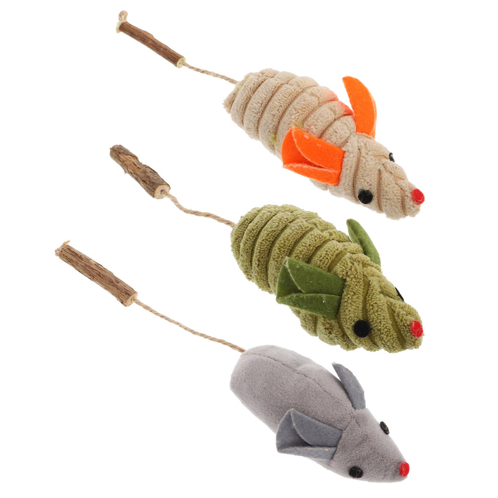 15 Pcs Kitten Plush Teething Toys Catnip Pet Toy