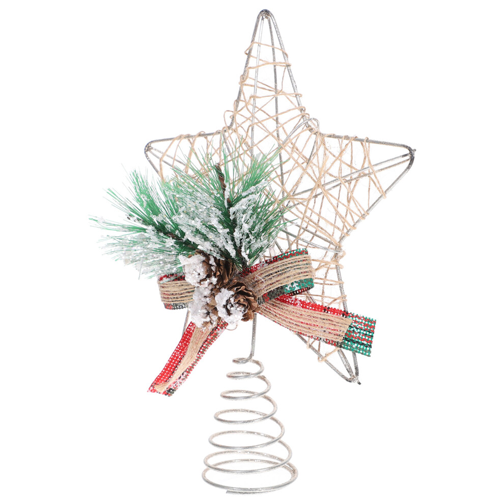 Photos - Garden & Outdoor Decoration 2pcs Christmas Star Topper Ornament Xmas Tree Decoration