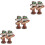 6 Pcs Mini Sign Post Wood Garden Accessories 5