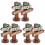 6 Pcs Mini Sign Post Wood Garden Accessories 2