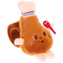 2pcs Plush Slap Bracelet Chicken Leg Wrist Band Party Filler