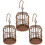 3pcs Mini Birdcage for Small Birds House Ornament 8