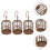 3pcs Mini Birdcage for Small Birds House Ornament 3