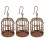 3pcs Mini Birdcage for Small Birds House Ornament 10