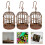 3pcs Mini Birdcage for Small Birds House Ornament 11