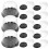 50pcs Plastic Cake Boxes with Lids Bakery Take Out Containers 5