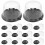 50pcs Plastic Cake Boxes with Lids Bakery Take Out Containers 7