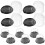 50pcs Plastic Cake Boxes with Lids Bakery Take Out Containers 4