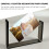 2pcs Rotating Floating Picture Frame Double Sided for Home 7