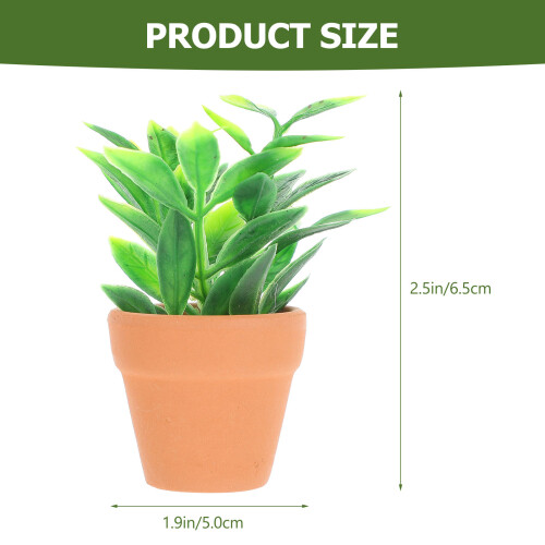 Miniature Bonsai Plant Decor House Accessory 2