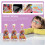 200Pcs Multi-Color Plastic Candy Wrapping Pouches with Bunny Design 10