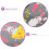 200Pcs Multi-Color Plastic Candy Wrapping Pouches with Bunny Design 7