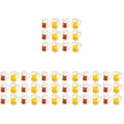 80 Pcs Mini Beer Mugs Decorative Models House Photo Props 1