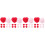 96 Pcs Wool Felt Hearts Decorations Photo Props 6