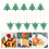 20 Pcs Christmas Tree Cocktail Picks for Cake Fruit Desserts 11