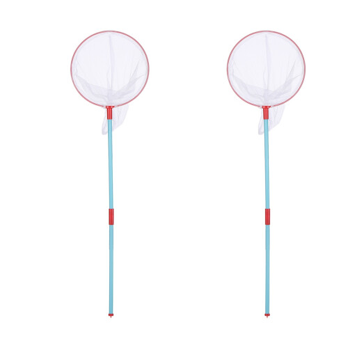 2 Pcs Insect Butterflies Net with Extending Handle for Kids 2