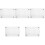 5pcs Acrylic CD DVD Stand Rack for Household Decor 5