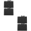 4 Pcs Sound Live Broadcast Mic Abs Rack Stand Tray Holder 6