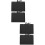 4 Pcs Sound Live Broadcast Mic Abs Rack Stand Tray Holder 7