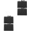 4 Pcs Sound Live Broadcast Mic Abs Rack Stand Tray Holder 3
