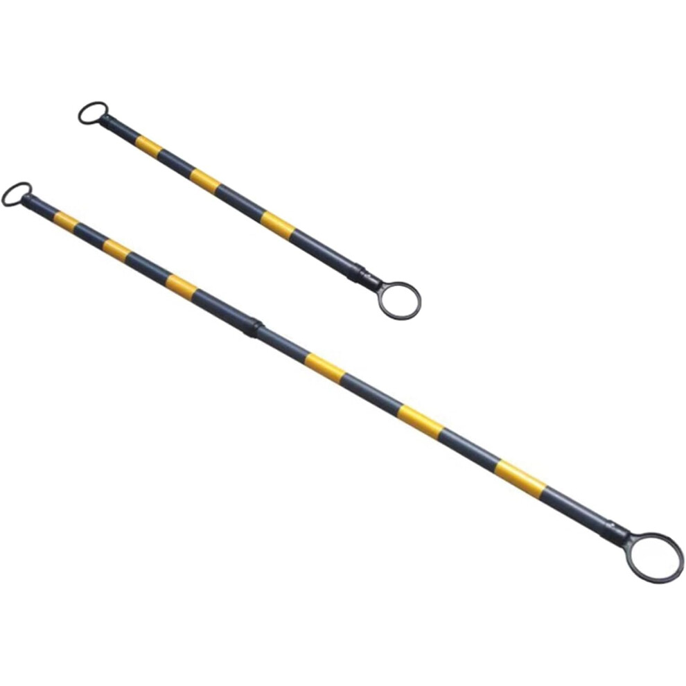 Telescopic Safety Barricade Pole For Traffic Cones, Adjustable Retractable Poles For Road Safety And Visibility 6038364167903