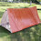 Portable PE Notfallzelt Schlafsack 2,4x1,5x0,9 m Orange 6