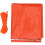 Portable PE Notfallzelt Schlafsack 2,4x1,5x0,9 m Orange 2