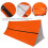 Portable PE Notfallzelt Schlafsack 2,4x1,5x0,9 m Orange 9