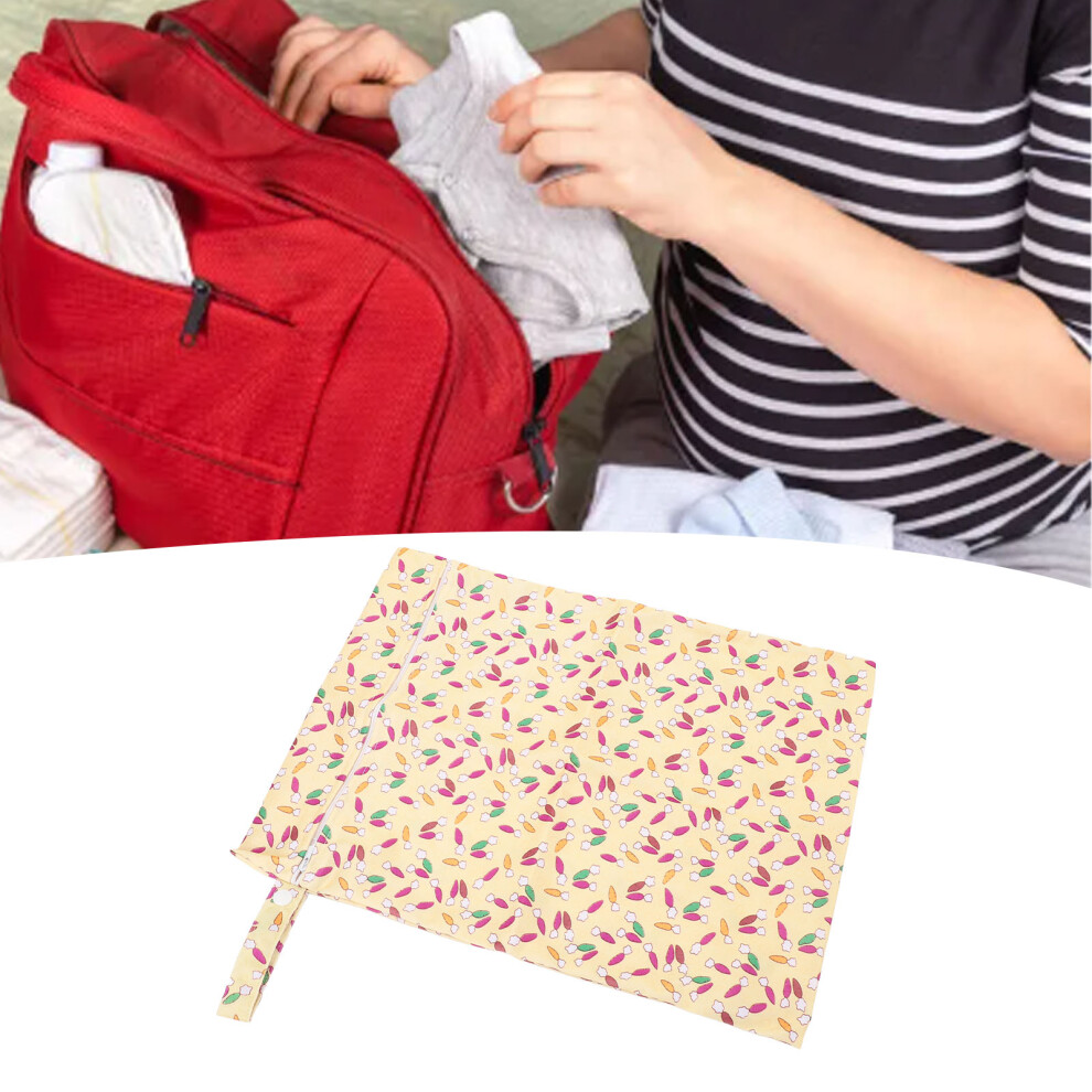 Baby Diaper Storage Set - 3 Waterproof Reusable Organizer Pouches 30x40cm