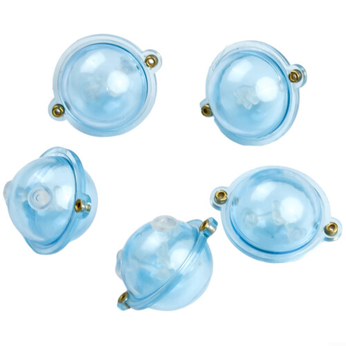 Fishing Accessory Set - 5 Adjustable Round Bubble Floats with Enhanced Buoyancy for Improved Casting Performance