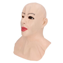 Latex-Gesichtsmaske Realistische weibliche Einheitsgröße Natürliche Farbe