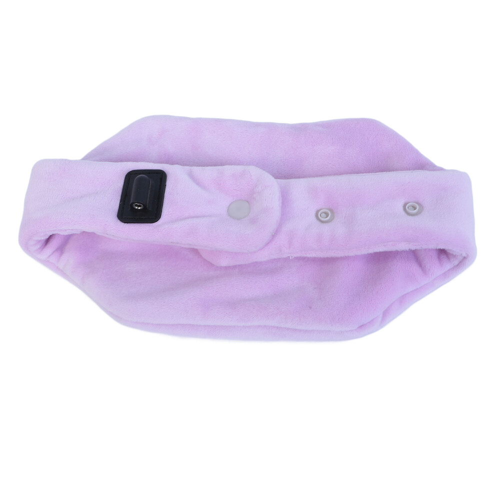 Heated Neck Scarf USB Electric Warmers, Velvet, 59x14cm, Purple