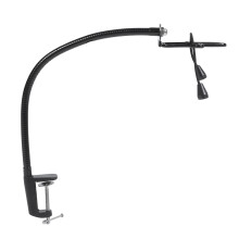 Adjustable 360 Pet Grooming Dryer Stand Clamp Mount Holder with Strap