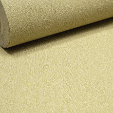 Plain Gold Mustard Wallpaper Thick Textured Paste The Wall Free Match