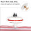 1pc Ceramic Cake Stand Display Shelf Dessert Rack 10