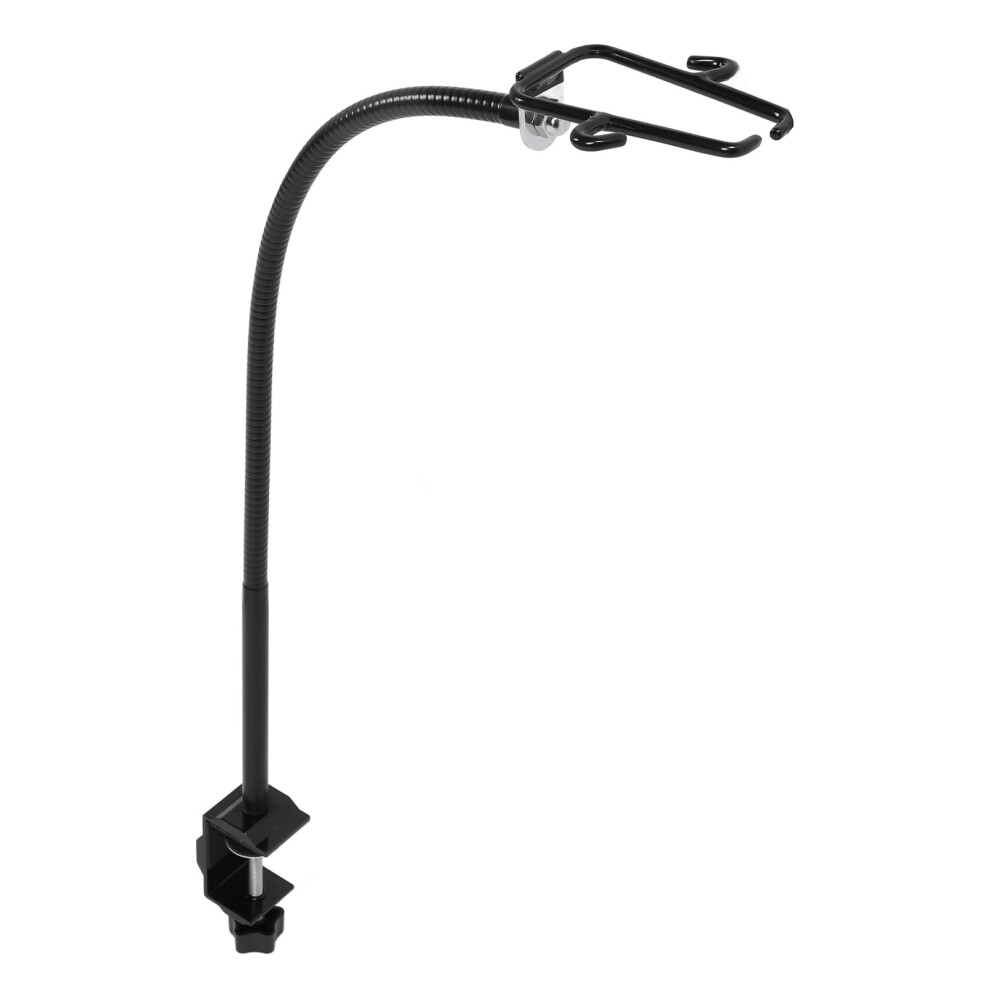 Unisex Adjustable Aluminum Hair Dryer Holder Clamp For Countertop Flexible Angle