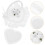 5pcs Heart-Shaped Ring Pillow with Handle 1