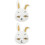 2pcs Easter Bunny Head Pinata Sugar Filled Party Toy 4