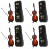 4 Sets Mini Violin Model Kit 25cm Dark Red 5