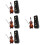 4 Sets Mini Violin Model Kit 25cm Dark Red 7